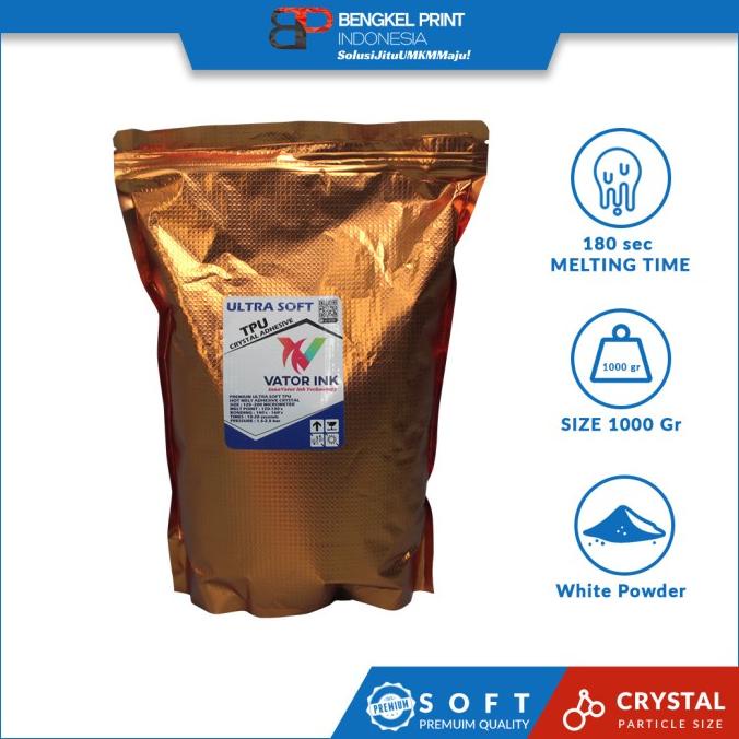 

SALE Hotmelt Powder Vator TPU Ultra Soft for DTF 1Kg