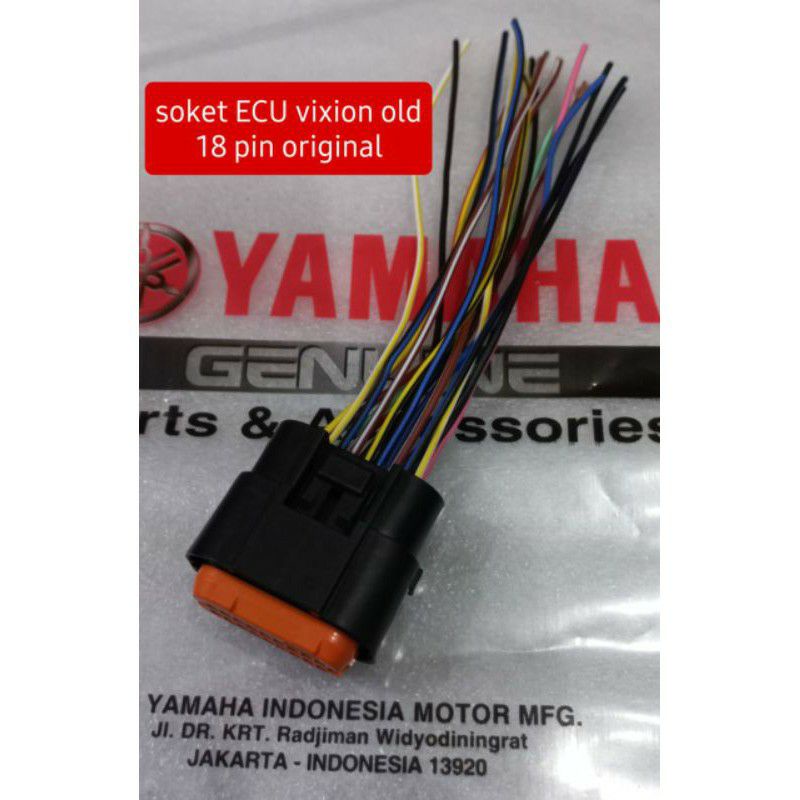 soket ecu Vixion old 18 pin 3c1 ori
