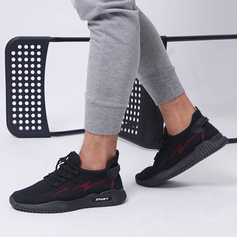 SARASARA YUK - Dunkenstock CONAN 2 Sepatu Pria Sneakers Tinggi 4cm Size 40 - 44 Bahan Canvas Rubber Premium Karet Tidak Licin Sneaker Laki Cowok Sport Olahraga Jogging Belleza Casual Warna Black Hitam Green Terbaru Shoes Ori Original Mall Official Store