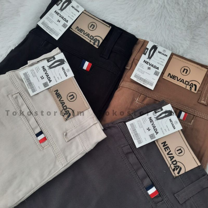 Celana Pria Panjang Chino Premium Slimfit Strech Modern