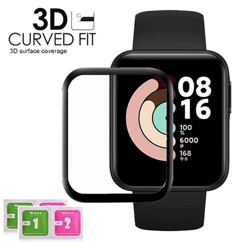 3d Pelindung Layar Full Lengkung Untuk Xiaomi Redmi Watch 2 Lite 2Lite Smartwatch Pelindung Untuk Redmi Watch Soft Glass Film