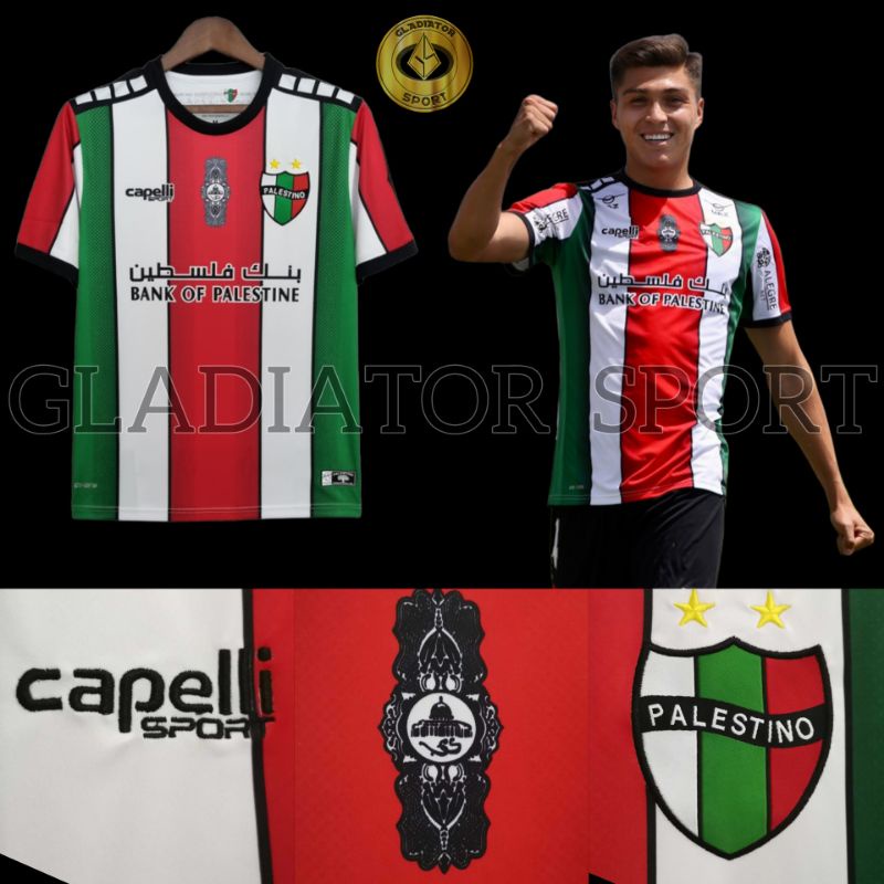 Jersey Palestina New Home 2022-2023 Grade Original