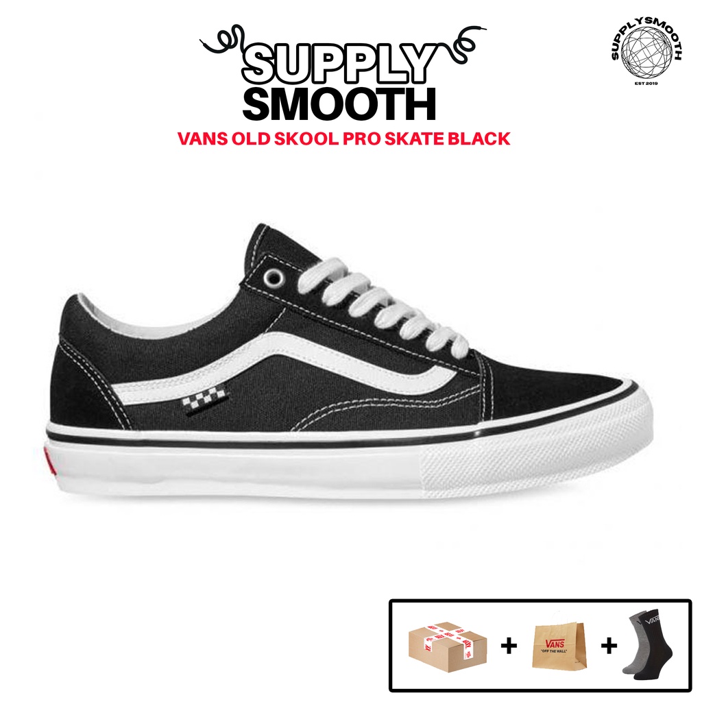 Vans Old Skool Pro Skate Black White