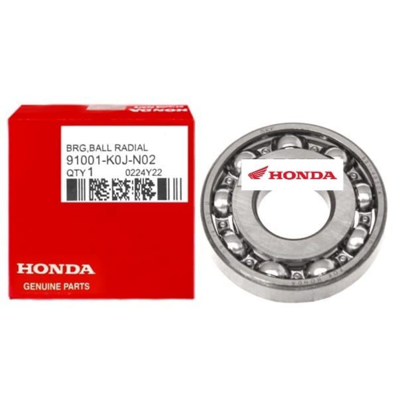 91001-K0J-N02 laher kruk as genio, beat deluxe, scoopy prestige 2020-2024 ukuran 60/22 uu ori honda 