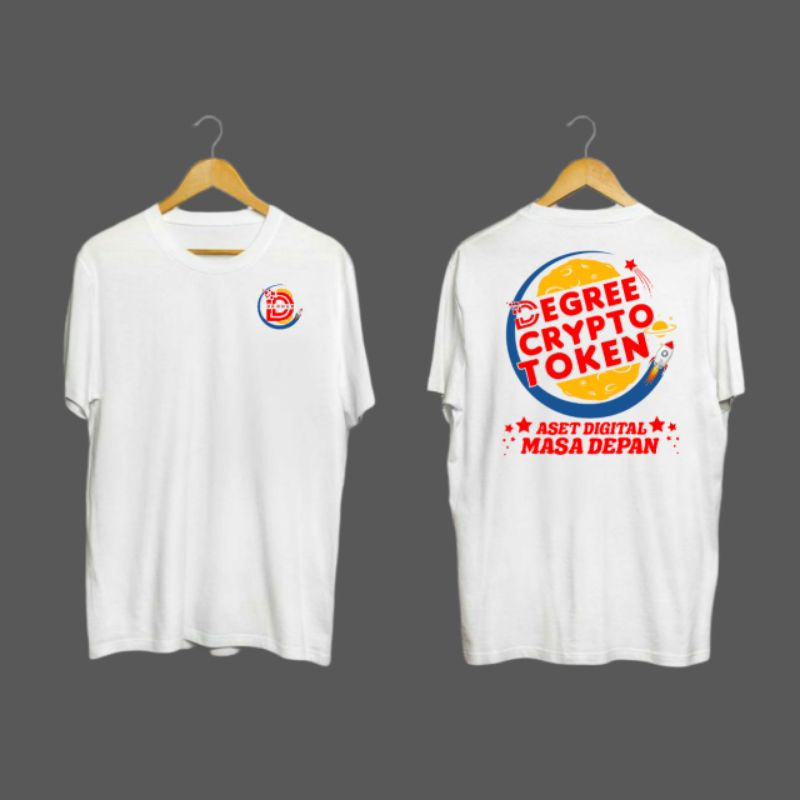 Kaos Pria/Wanita Degree Crypto token
