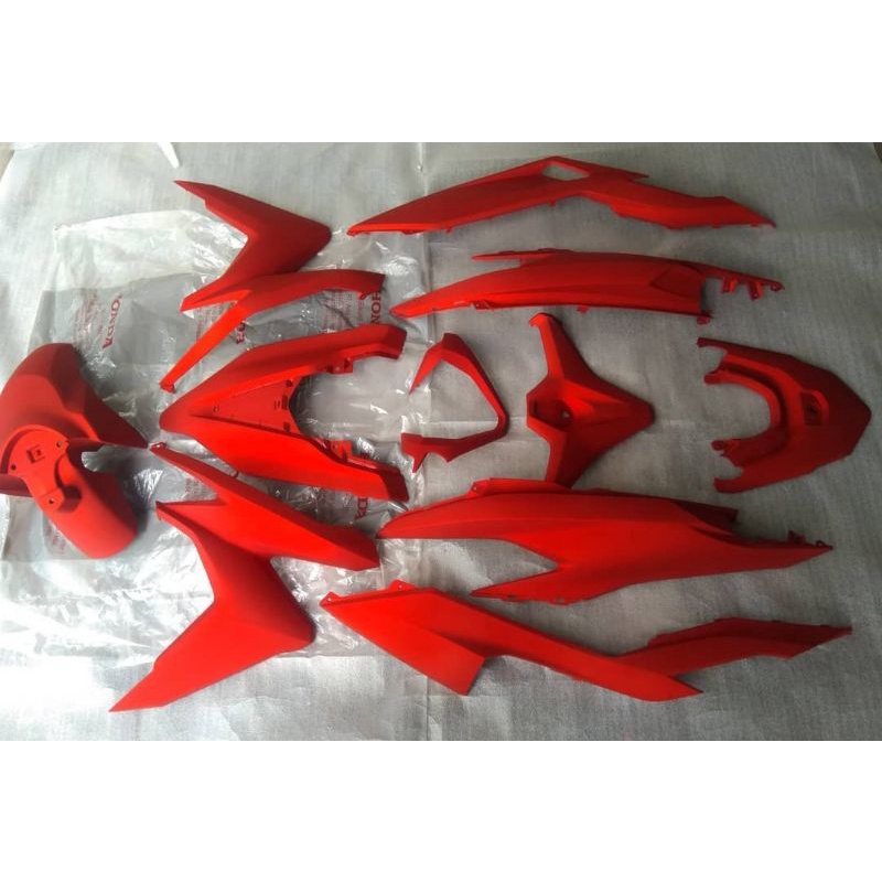 fulset body Vario new 150 2018-2022 merah dof ORIGINAL