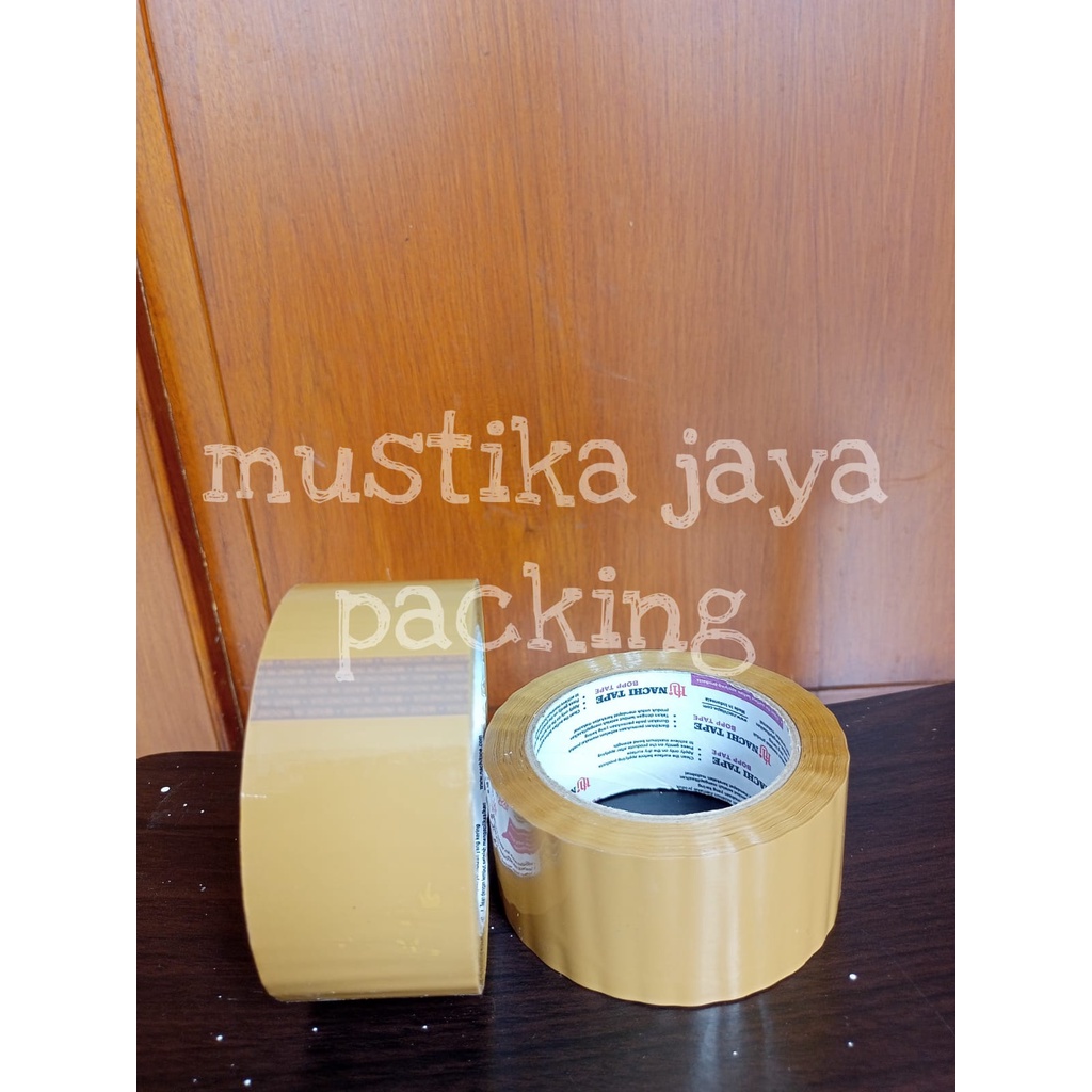

LAKBAN COKLAT OPP NACHI TAPE/ SELOTIP PACKING/ SOLATIP KARDUS PAKET 48mm x 100 yard