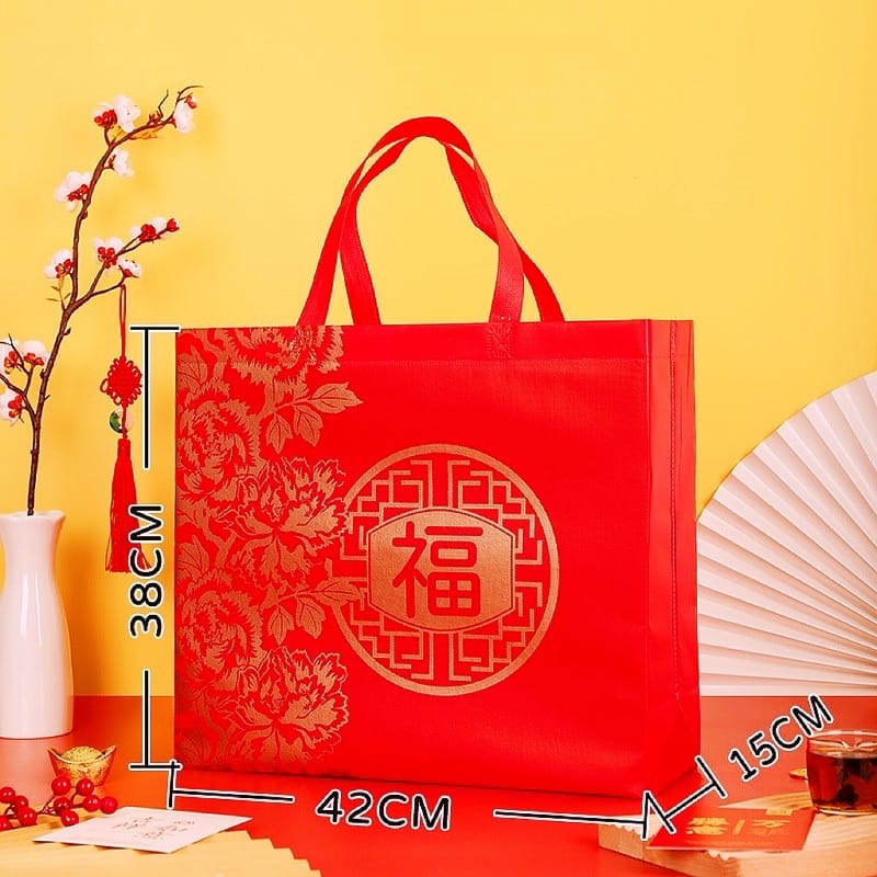 

Goodie Bag Kantong Imlek Bahan PVC Plastik Premium