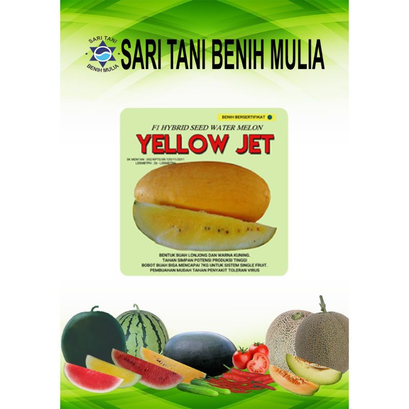 BENIH SEMANGKA YELLOW JET SARI TANI