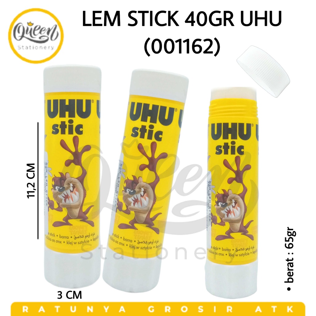 

1 PCS LEM STICK 40 GR UHU GLUE STIK KERTAS PUTIH (001162)