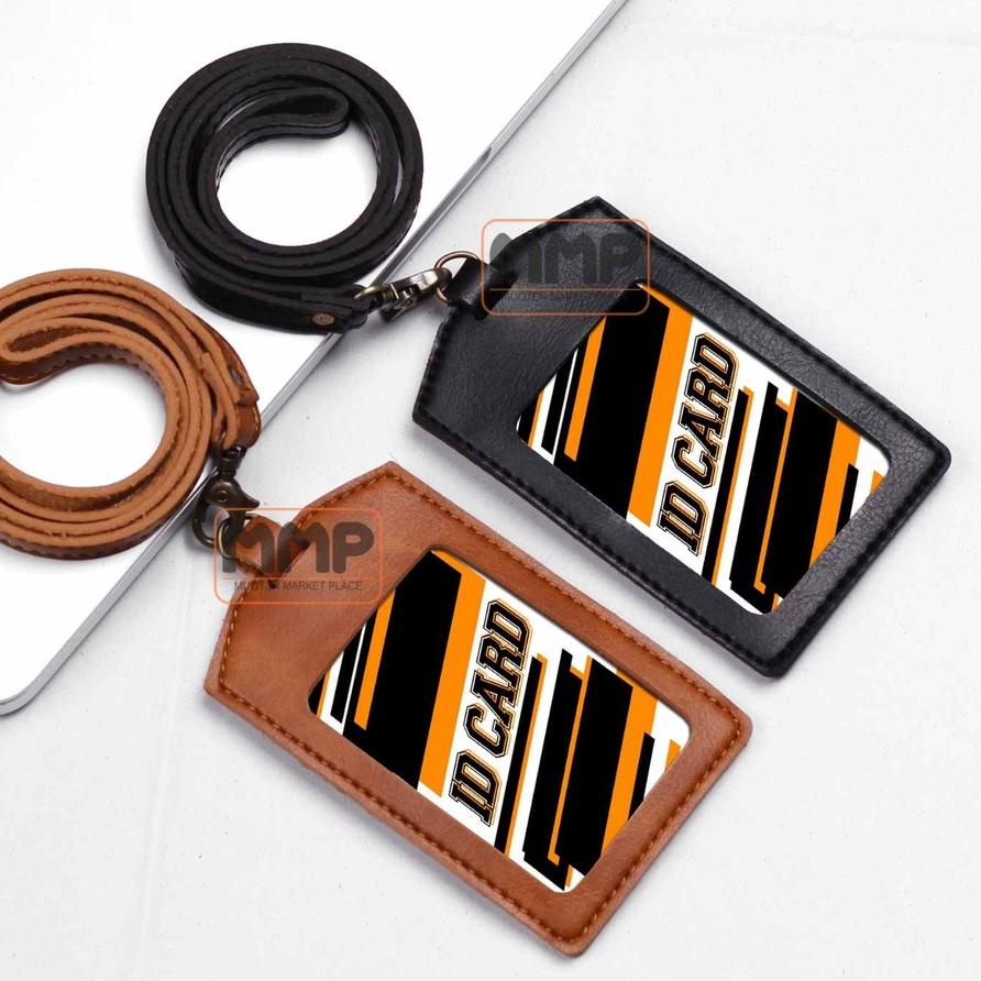 

지 NAME TAG ID CARD HOLDER KULIT SOUVENIR HOLDER KANTOR DI KAIT DAN DI KALUNG TERSEDIA 2 WARNA Big Sale