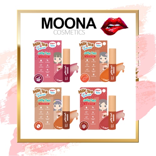 PIGEON TEENS JELLY TINT MILK TEA SERIES | All Color | Bibir Cantik &amp; Lembab Alami | Transferproof