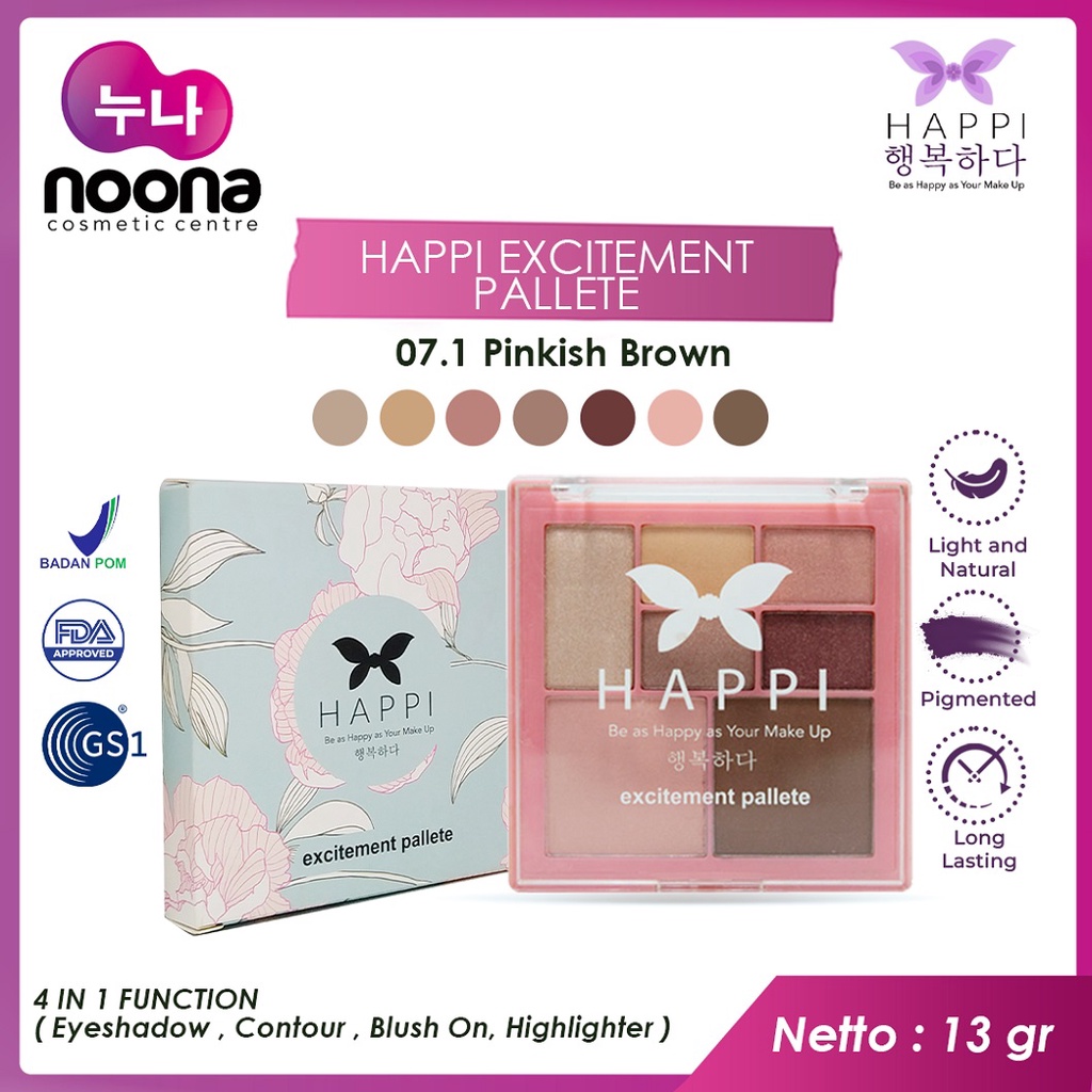 HAPPI EXCITEMENT PALLETE 13 GR -NJ