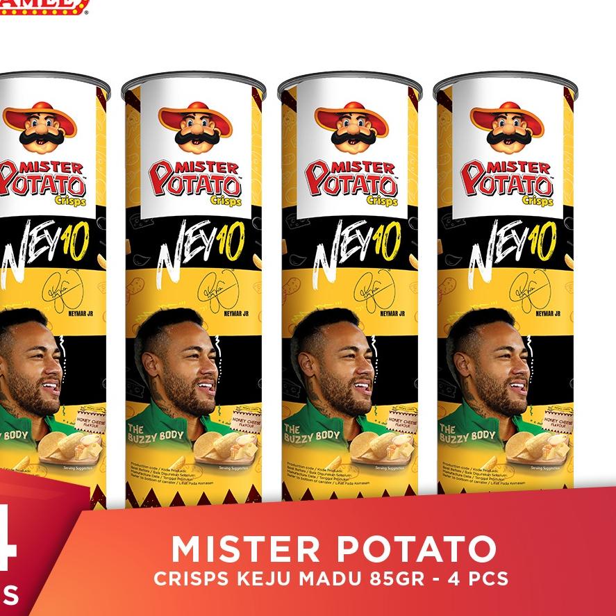 

FIA552 Mister Potato Crisps Keju Madu 85gr - 4 Pcs ++