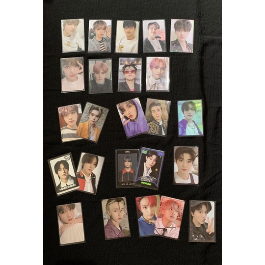 official photocard NCT haechan korek hoodie boboan kabel jaehyun suhum