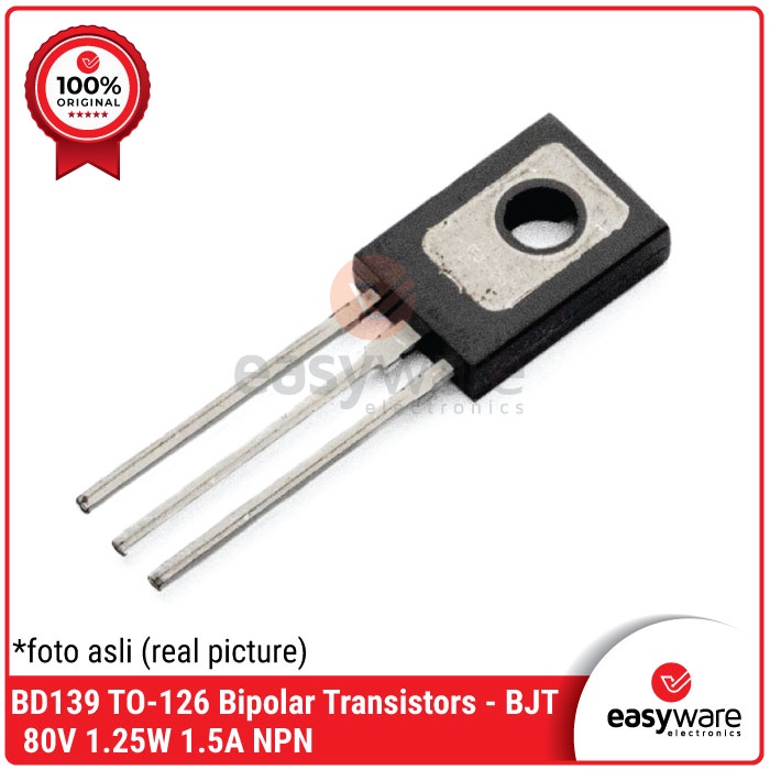 BD139 TO-126 NPN Transistor BD139 ST ORIGINAL BD 139 ORI