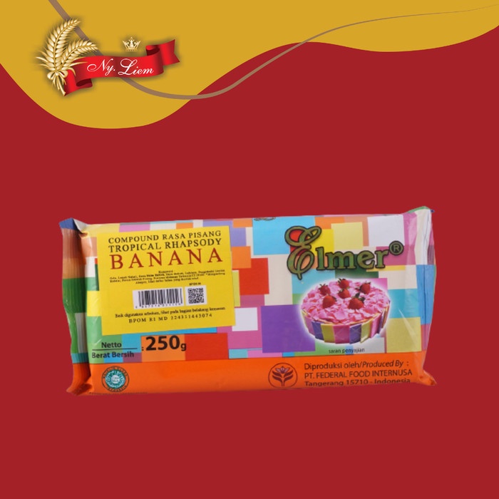 

ELMER BANANA Tropical Rhapsody Cokelat Compound 250 gram