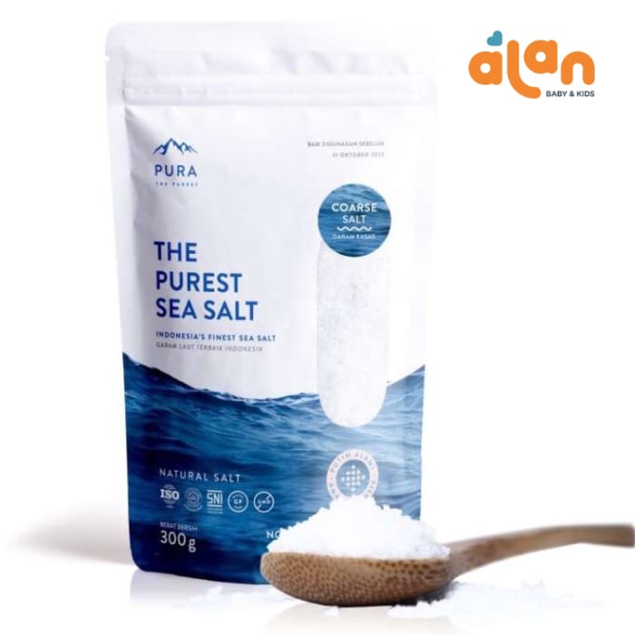 Pura The Purest Sea Salt 300gr Coarse Salt (Garam Kasar)