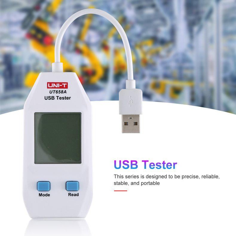 AKN88 - UNI-T UT658A - Portable USB-A Voltmeter Power Meter Tester