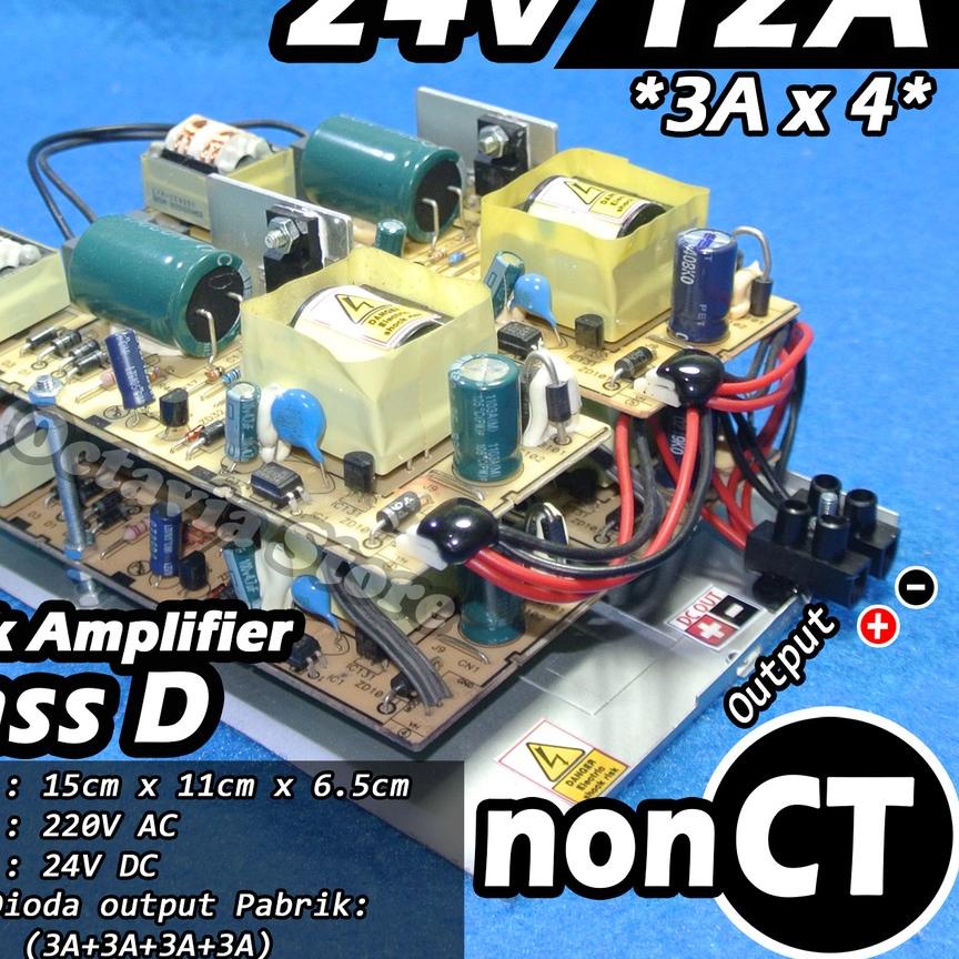 Discount⭐adaptor power supply 24V 12A, 6A SMPS CT dan NonCT
