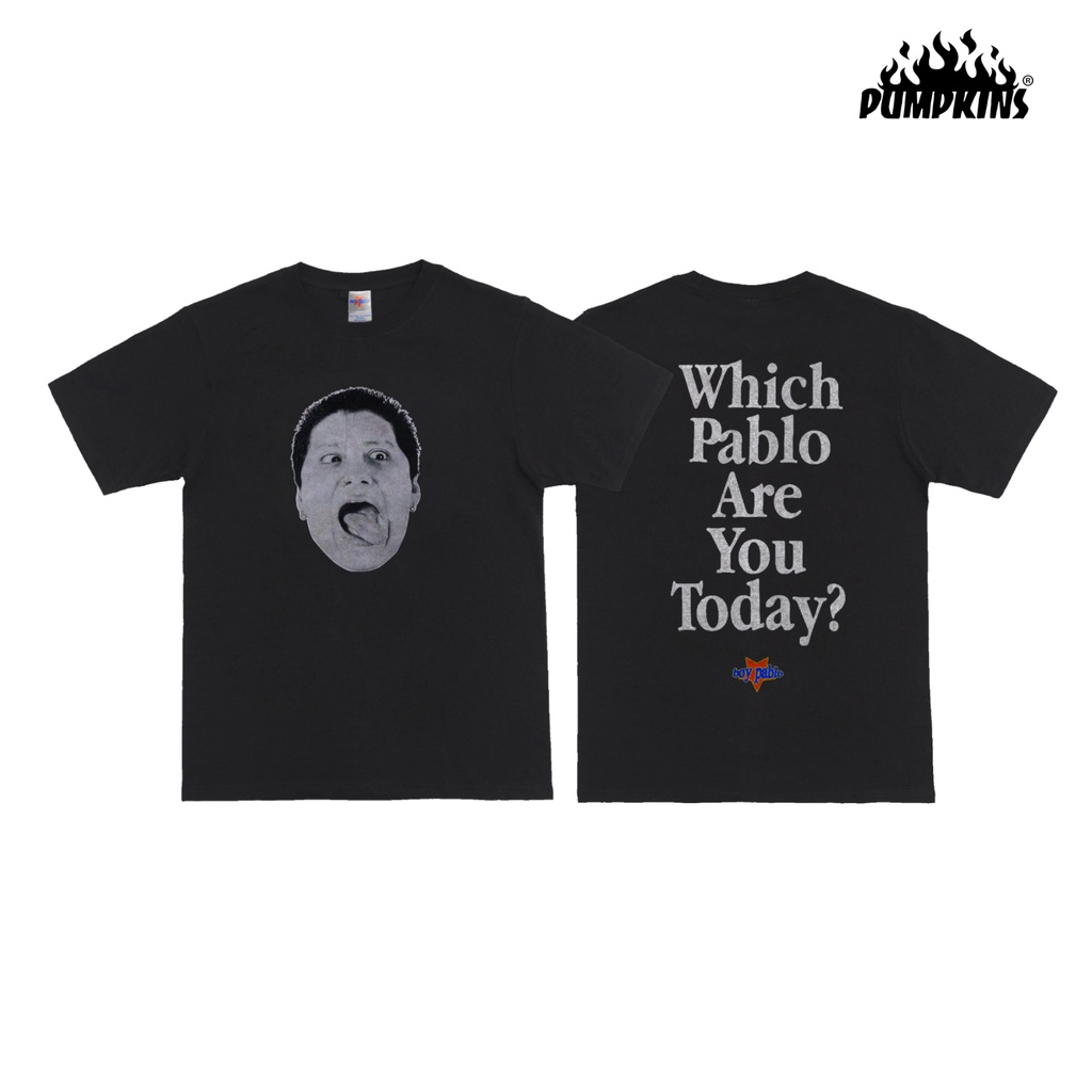 Kaos BOY PABLO X COMPASS Which Pablo Are You Today Tshirt Merchandise Boy Pablo