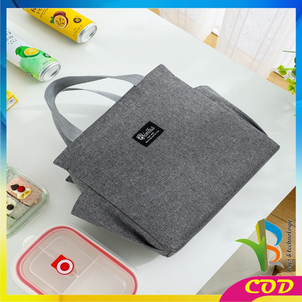 RB-T43 Tas Bekal Lunch Cooler Bag Box Anti Air Makanan Alumunium Foil / Tas Kotak Makanan / Lunch Bag / Tote Bag Bekal