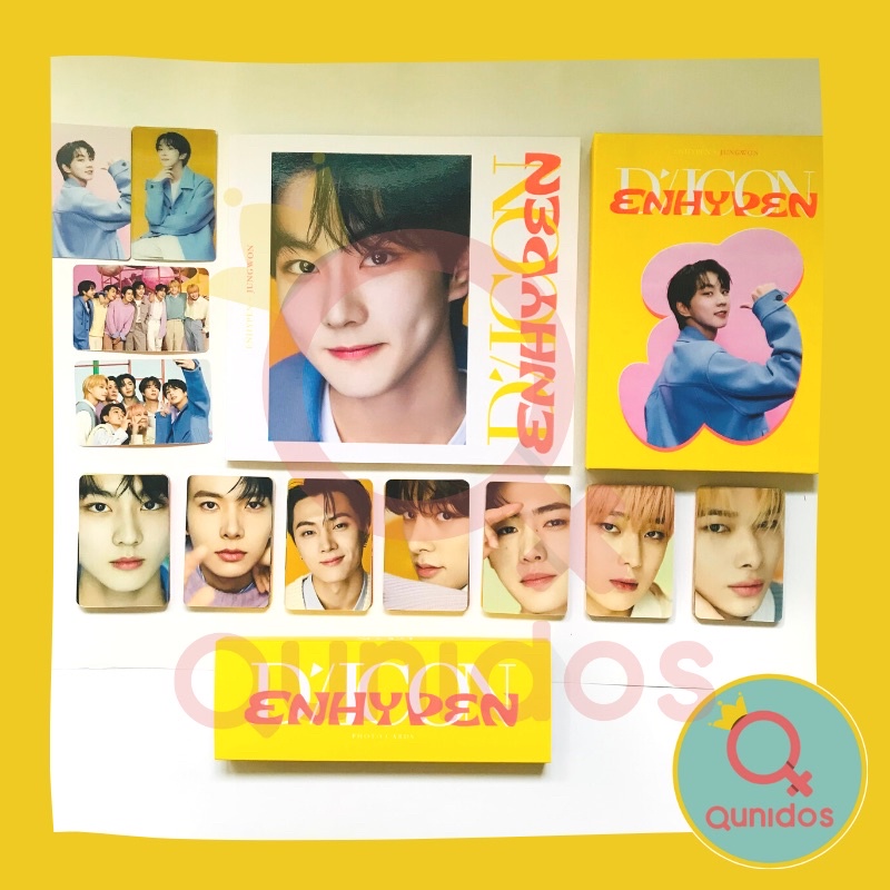 [SHARING] Enhypen DICON D’FESTA Mini Edition Jungwon version | photocard member set binder photobook