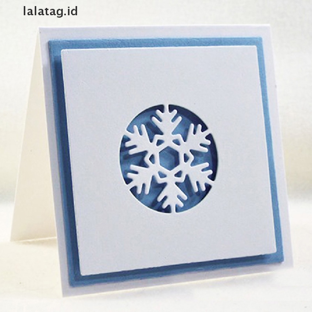 [lalatag] Cut Die 6Pcs Lingkaran Natal Scrapbook Kertas Craft Blade Punch Stencils Mati [ID]