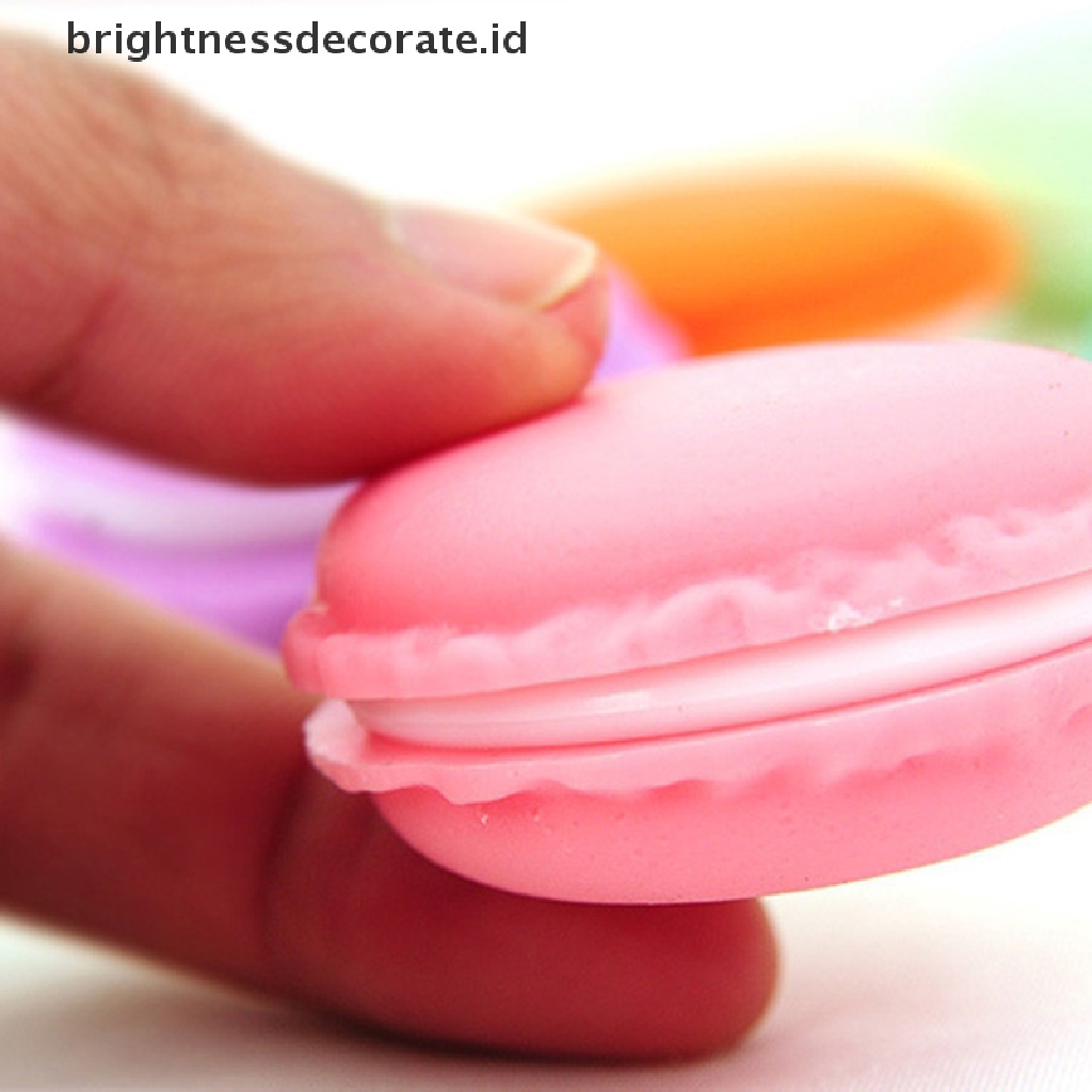 [Birth] Cute Candy Color Macaron Mini Storage Box Kotak Perhiasan Pill Case Hadiah Ulang Tahun [ID]