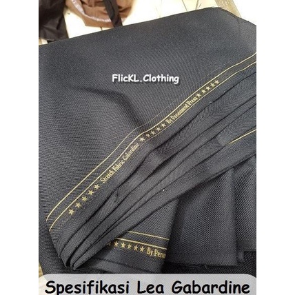 Bahan Kain Jeans Denim Lea Gabardine Permanent Press Celana Formal 021