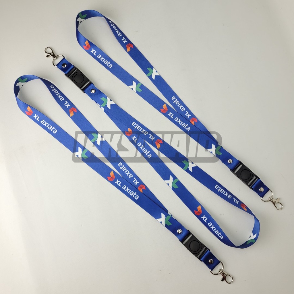 

LANYARD TALI ID CARD XL AXIATA (BIRU) PLUS HOLDER