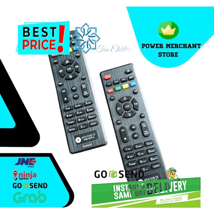 Remote Set Top Box Matrix Apple Merah ORIGINAL.