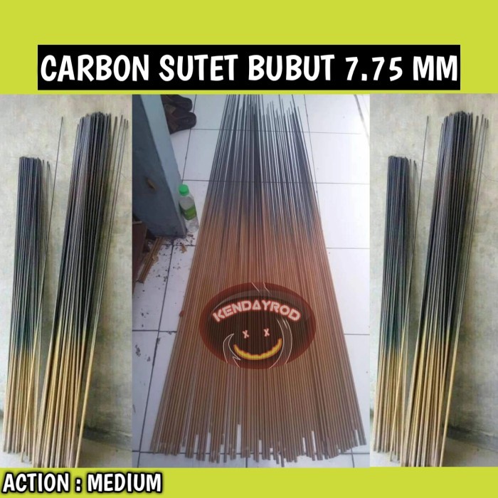 big sale CARBON SUTET BUBUT 7.75 MM - 200 cm