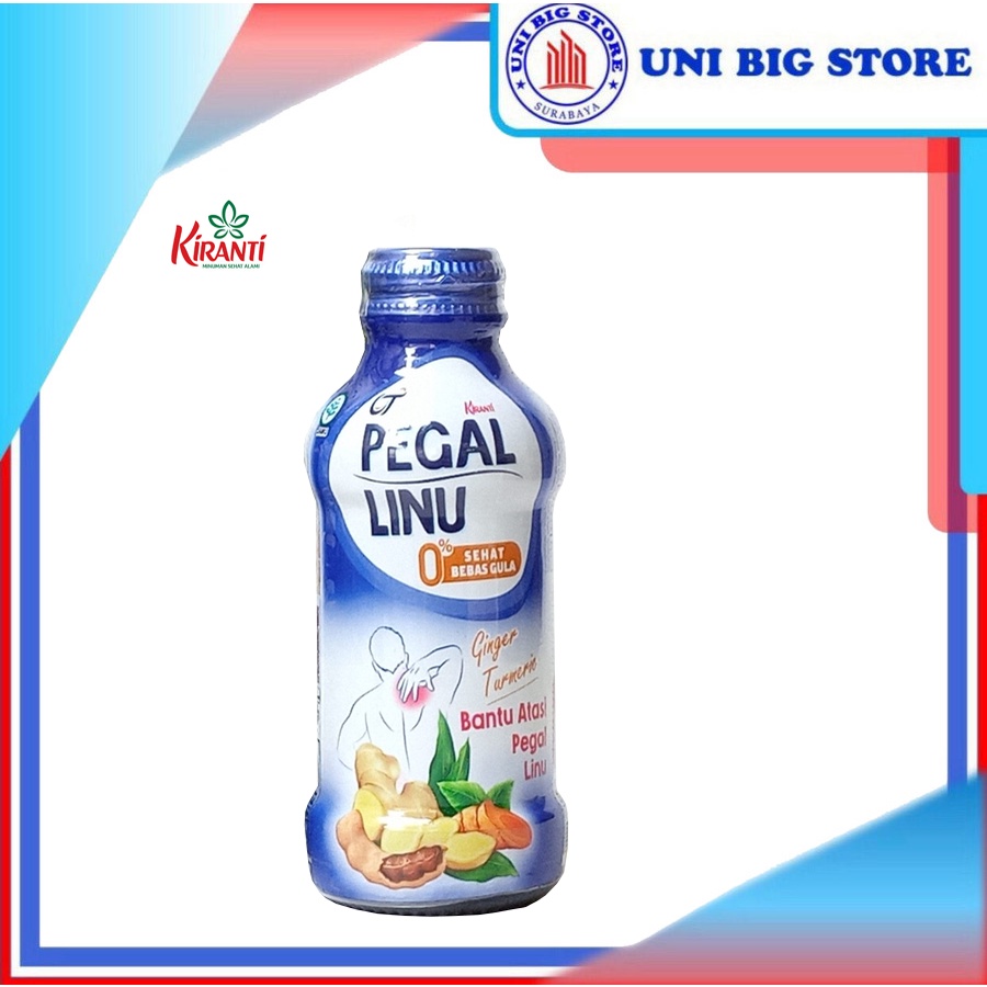 

Kiranti Pegal Linu Ginger Turmeric 120 ml Botol Jahe Kunyit