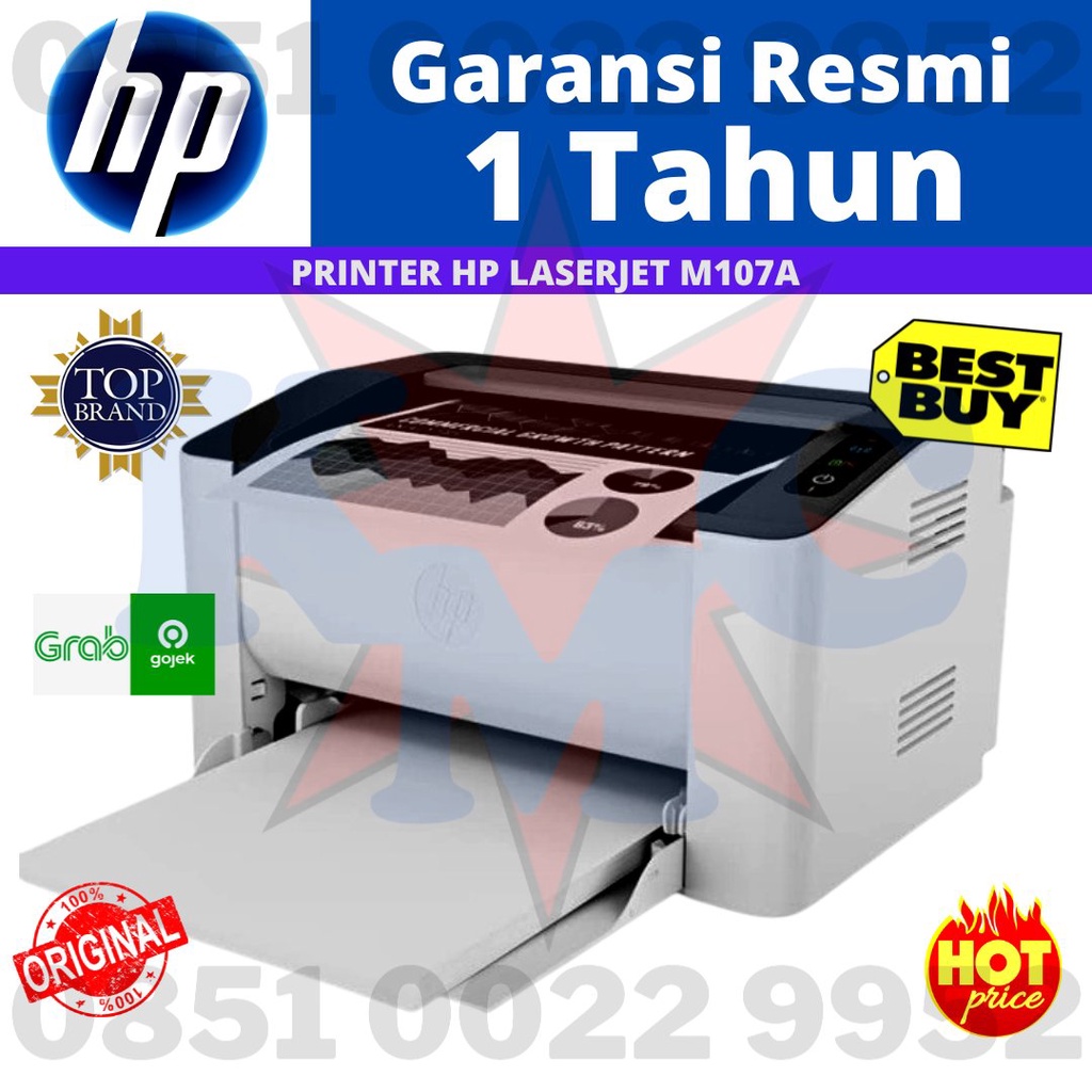 HP PRINTER LASERJET M-107A M107A M 107A  PRINT ONLY