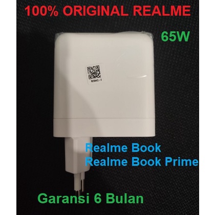 Realme Adapter Charger Realme Book Prime 65W PPS PD VOOC Original
