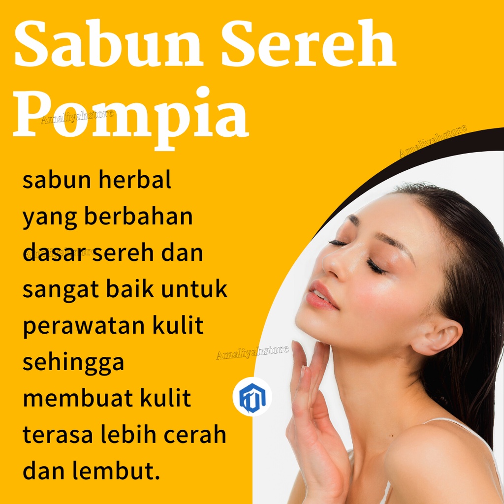 Sabun Penghilang Gatal Bau Badan Dan Ketiak Pemutih Memutihkan Badan Anak Dewasa Paling Ampuh Sereh Pompia Bunga Bakung Original