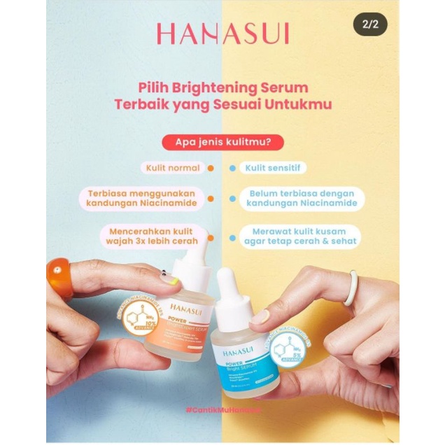 HANASUI Power Serum | Peeling Serum | Barrier Serum | Bright Serum | Bright Expert Serum | Acne Serum | Minipore Serum | Bakuchiol Serum | Post Acne Serum