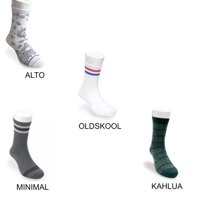 EBR987 Paket crew socks 5 pasang ||