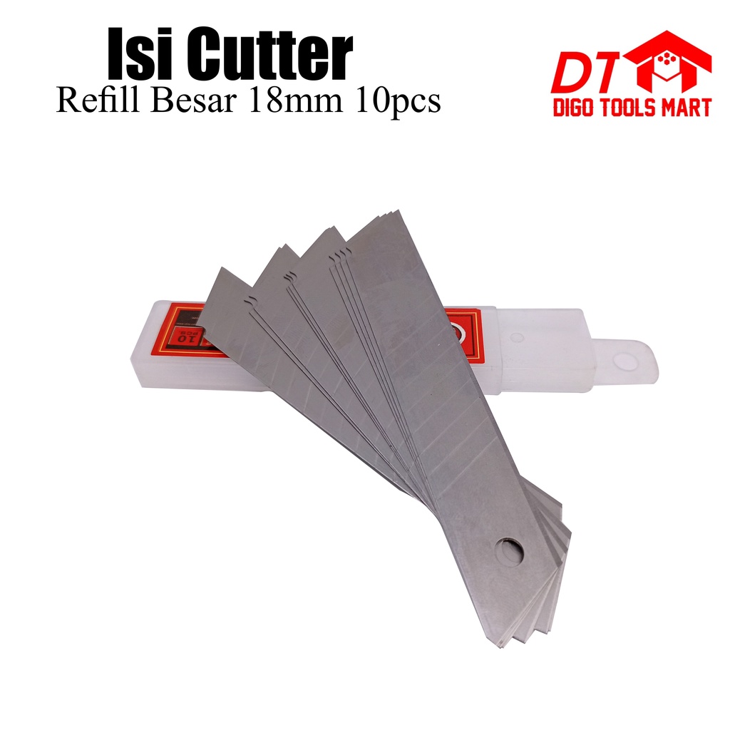 

Isi Cutter Refill Besar 18mm 10pcs