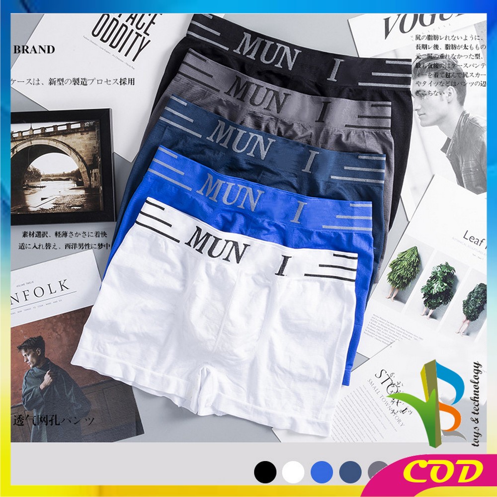 RB-P39 P40 Celana Dalam Pria Boxer / CD Laki Laki Segitiga Munapi Man Kolor Pria