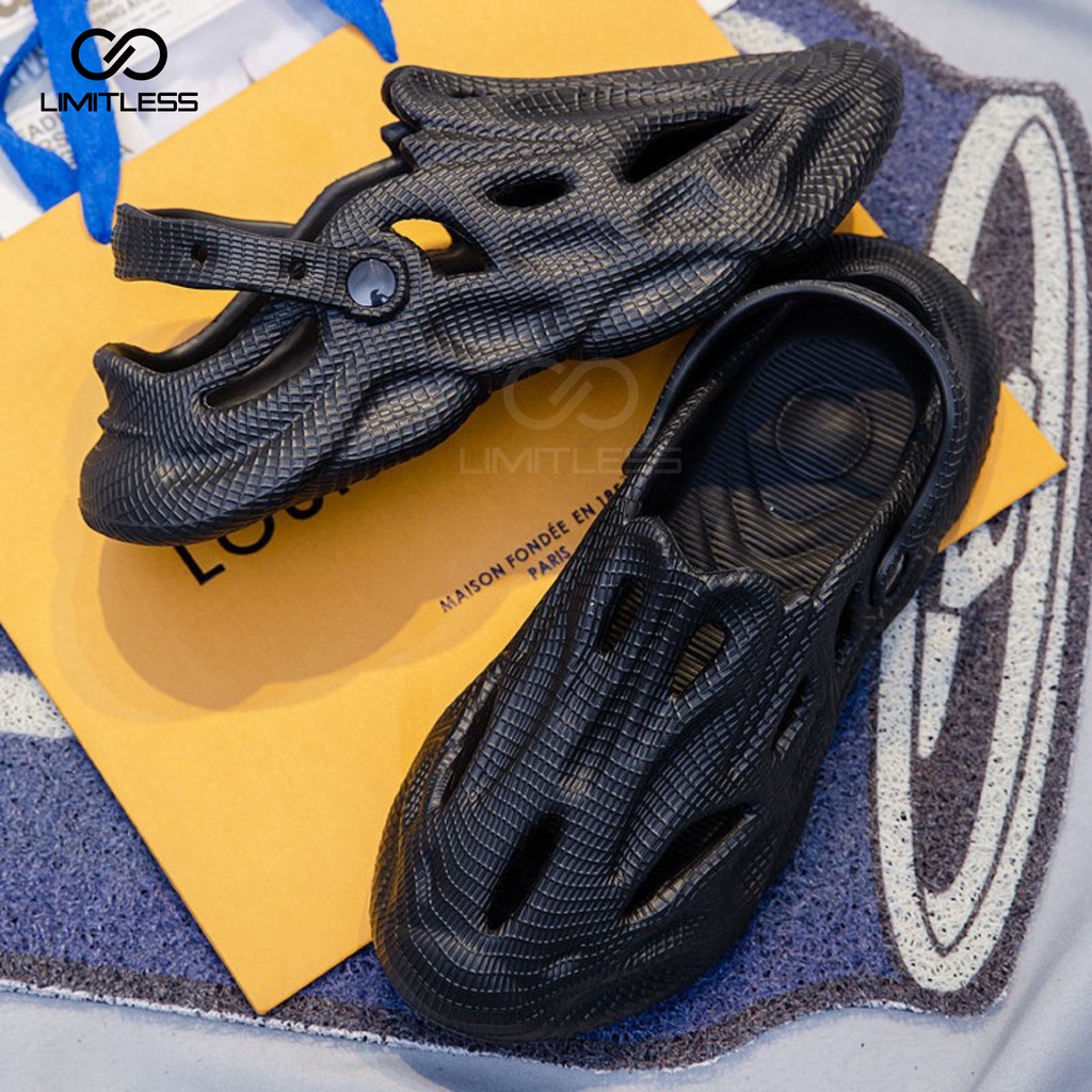 Sendal Slop Pria DRAGON Limitless Sandal Slip On Cowok Casual Sendal Pria Import Sandal Pria Slip On Terbaru
