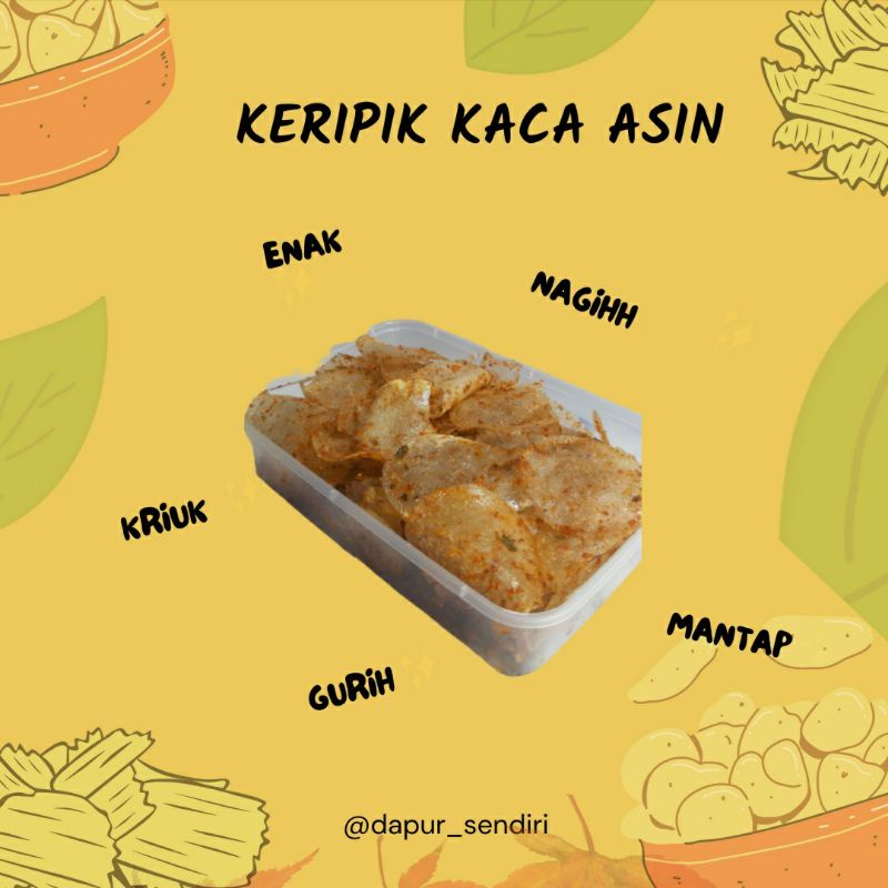 

CEMILAN KERIPIK KACA GURIH KENCUR