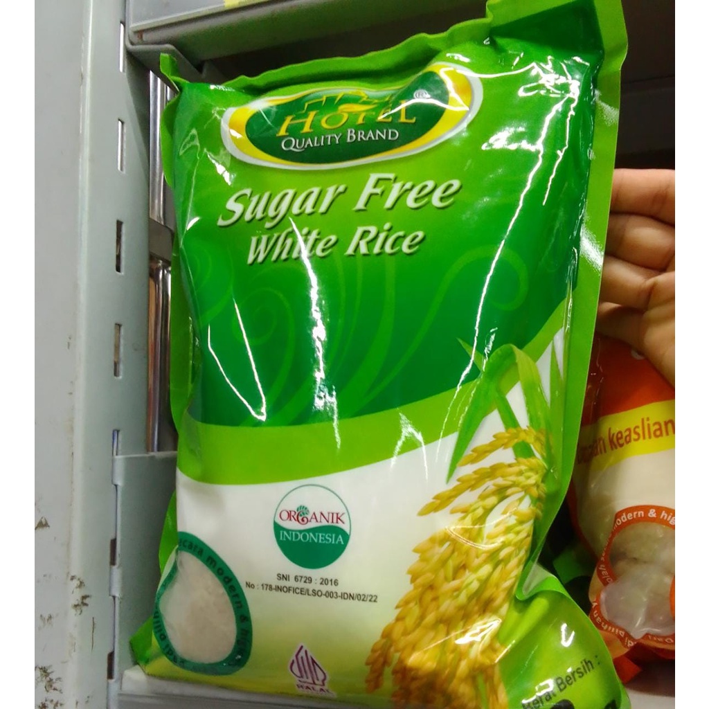 

Beras Hotel Quality Brand Sugar Free White Rice Organik 2kg