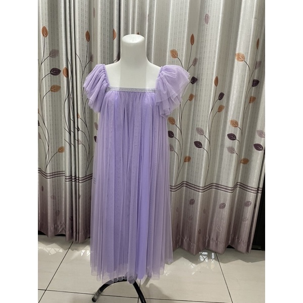 Dress Hawai Ungu Muda