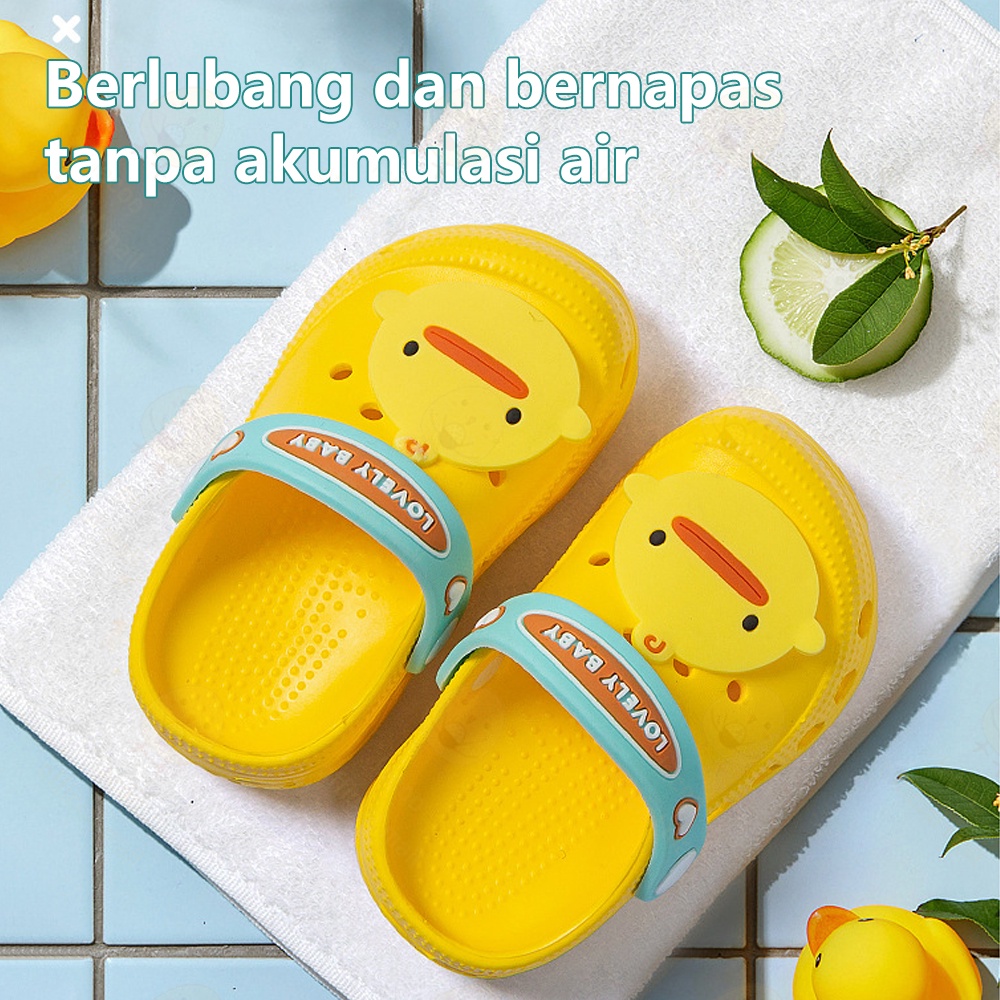 Lacoo Sendal anak perempuan laki laki kartun Sandal baim anak bahan eva lembut