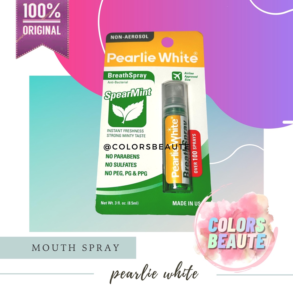 Spray Pearlie White Spray Antiseptik Mulut / SPRAY PENYEGAR