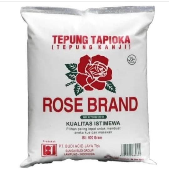 

Tepung Tapioka Aci Kanji Rose Brand 500gr