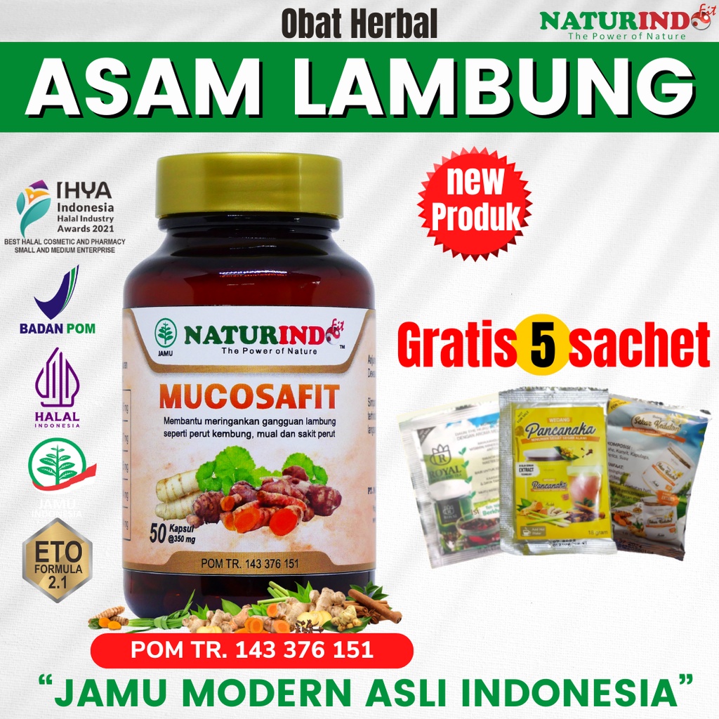 Obat Asam Lambung Paling Ampuh Maag Gerd Mucosafit Naturindo