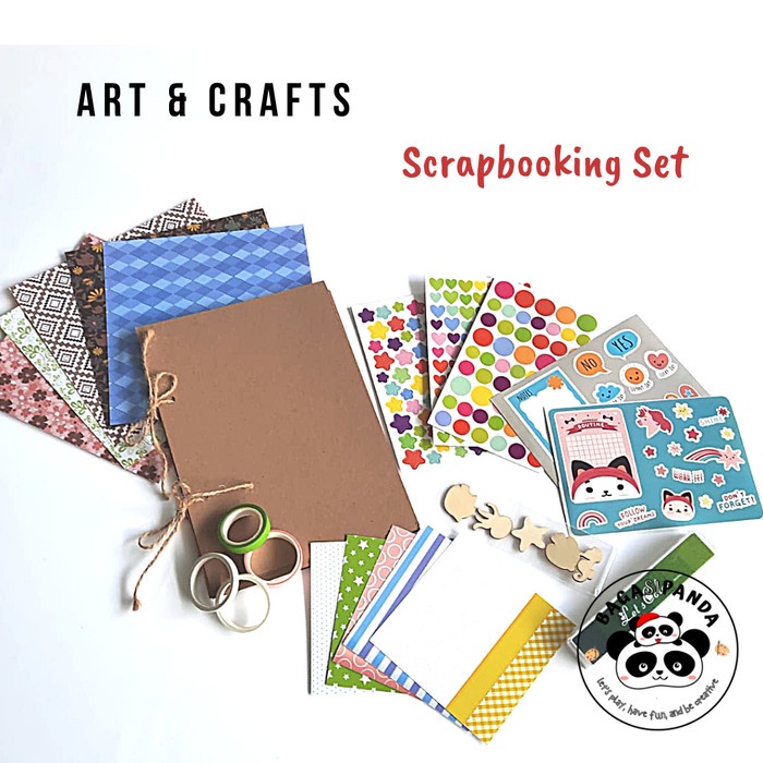 

+%+%+%] Scrapbook Supplies Kit - Paket Scrapbook Aesthetic Design